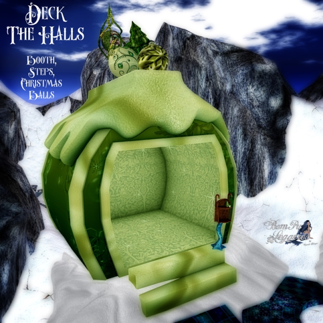 Deck The Halls Christmas Booth by Bambi Chicque